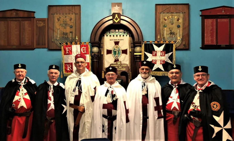 Masonic Knight's Templar at Narberth Masonic Hall